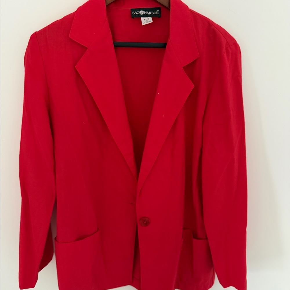 Sag Harbor Vibrant Red Jacket